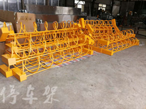 昌宇集團螺旋式非機動車停車架合作